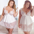 new women plus size lace V-neck set sexy